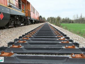 recycled plastic railway sleepers