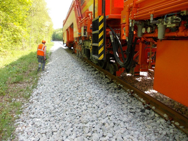 plastic sleepers in railway