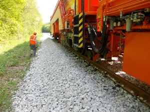 plastic sleepers in railway