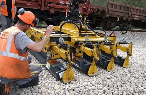 Recycled plastic sleepers