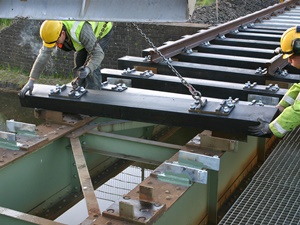 dwarsligger spoor